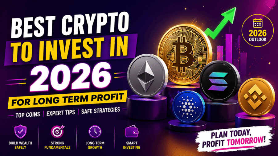 Best Crypto to Invest in 2026 for Long-Term Profit (Beginner-Friendly Guide)