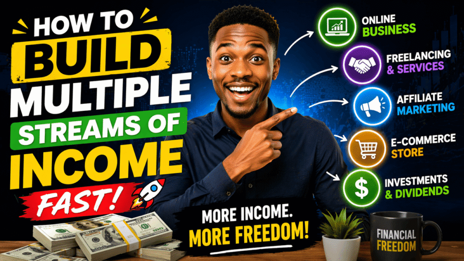 How to Build Multiple Streams of Income Fast (Beginner-Friendly Guide)
