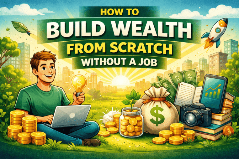 Building wealth from scratch visually