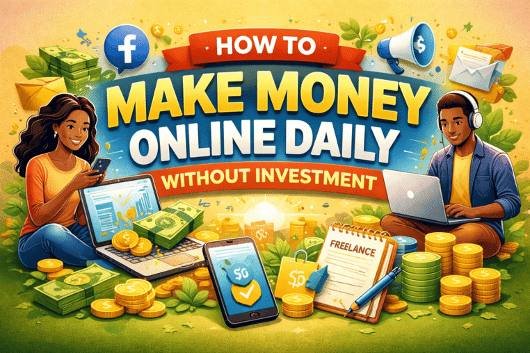 How to Make Money Online Daily Without Investment (2026 Beginner’s Guide)