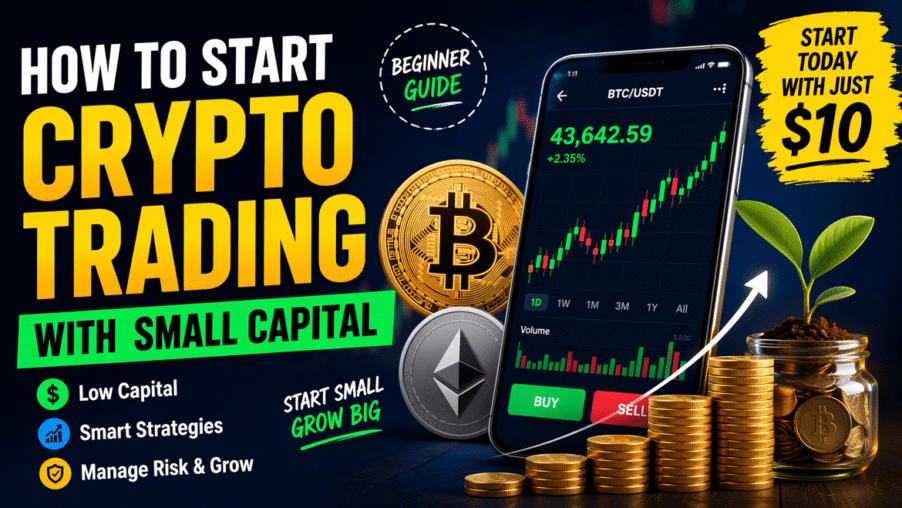 How to Start Crypto Trading With Small Capital (Beginner-Friendly Guide)