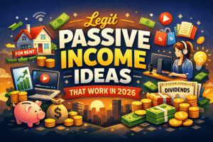 Legit Passive Income Ideas That Work in 2026 (Beginner to Advanced Guide)