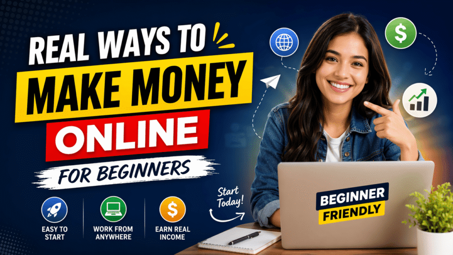 Real Ways to Make Money Online for Beginners (2026 Guide)